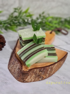 Foto resep Kue Lapis Pepe Tapioka versi Kenyal