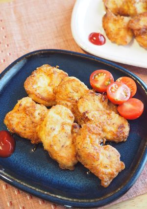 Una foto de Piccata de pechuga de pollo a la japonesa