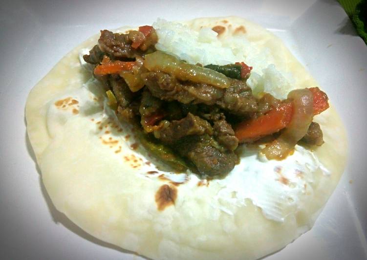 Fajitas facilísimas y sabrosas