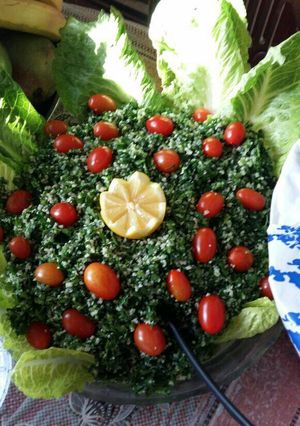 صورة لوصفة وصفة التبولة اللذيذة 😋😍