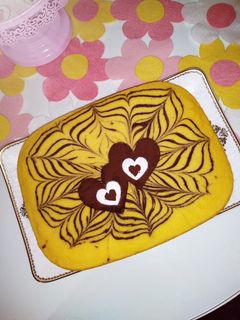 عکسی از دستور کیک زبرا