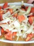 Raw papaya Salsa