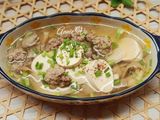 Canh đậu hũ non nấu thịt viên