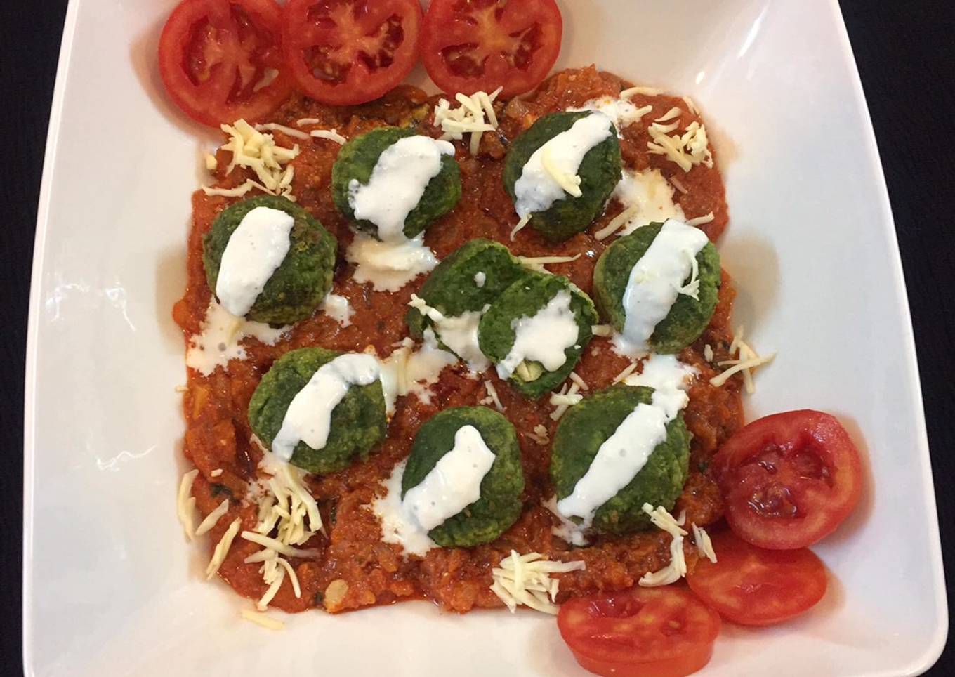 Palak kofta curry