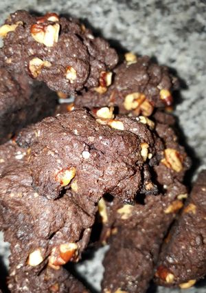 Una foto de Galletitas de chocolate y nuez