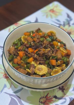 Foto resep Asem-asem sayur dan daging sapi