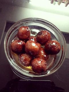 A picture of Sweet potato gulab jamun.