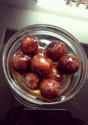 A picture of Sweet potato gulab jamun.