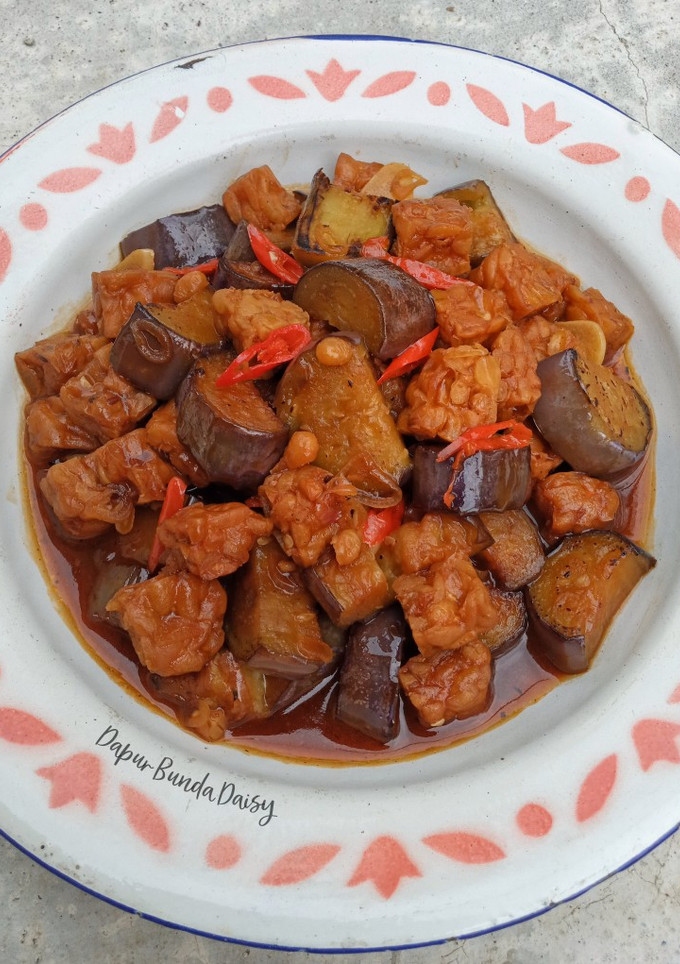 Foto resep Oseng Terung Tempe Pedas Manis