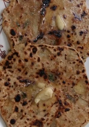 A picture of Potato stuff Parantha.