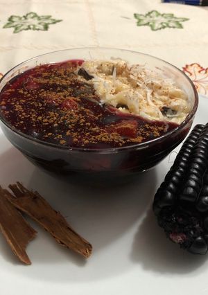 Una foto de Arroz con leche y mazamorra morada 🇵🇪