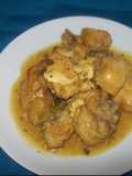 Pollo en pepitoria
