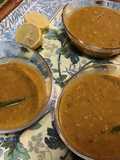 Dal de mung (lentilles aux légumes, épices et gingembre)