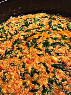 A picture of Spinach Egg Sauce.