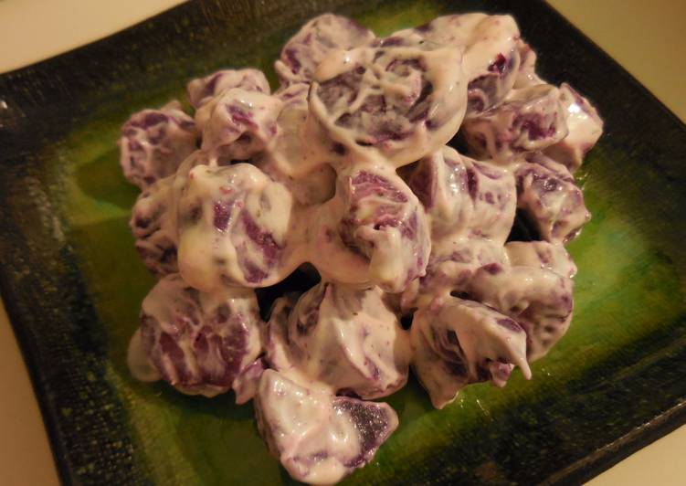 Simple Way to Prepare Quick It’s simple! Purple Sweet Potato Salad