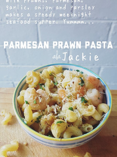 Foto resep Parmesan Prawn Pasta
