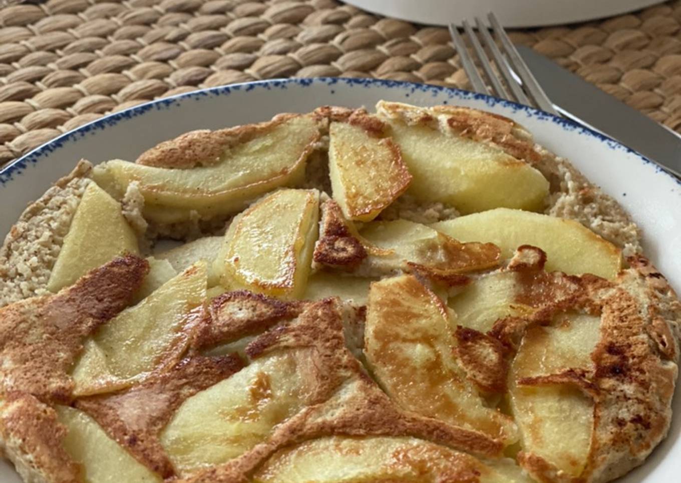 “ ¿Panquecito?” Invertido de Manzana y Avena 🍏 🍎