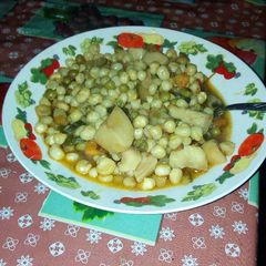 A picture of Fried Githeri.