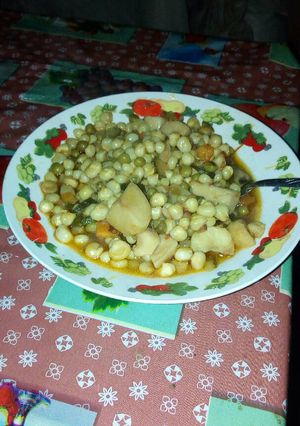A picture of Fried Githeri.