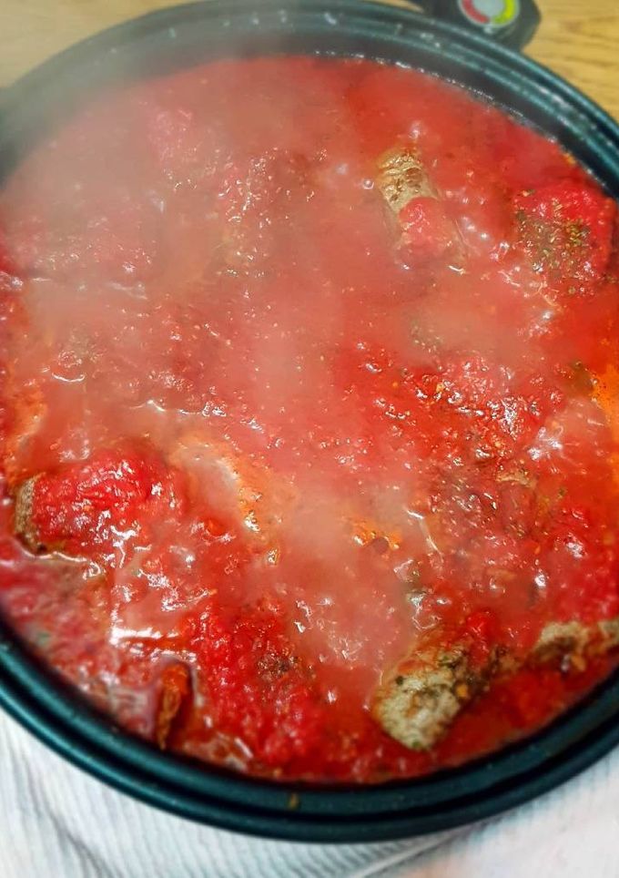 Una foto de Estofado de lomo para fideos domingueros!🍝😊