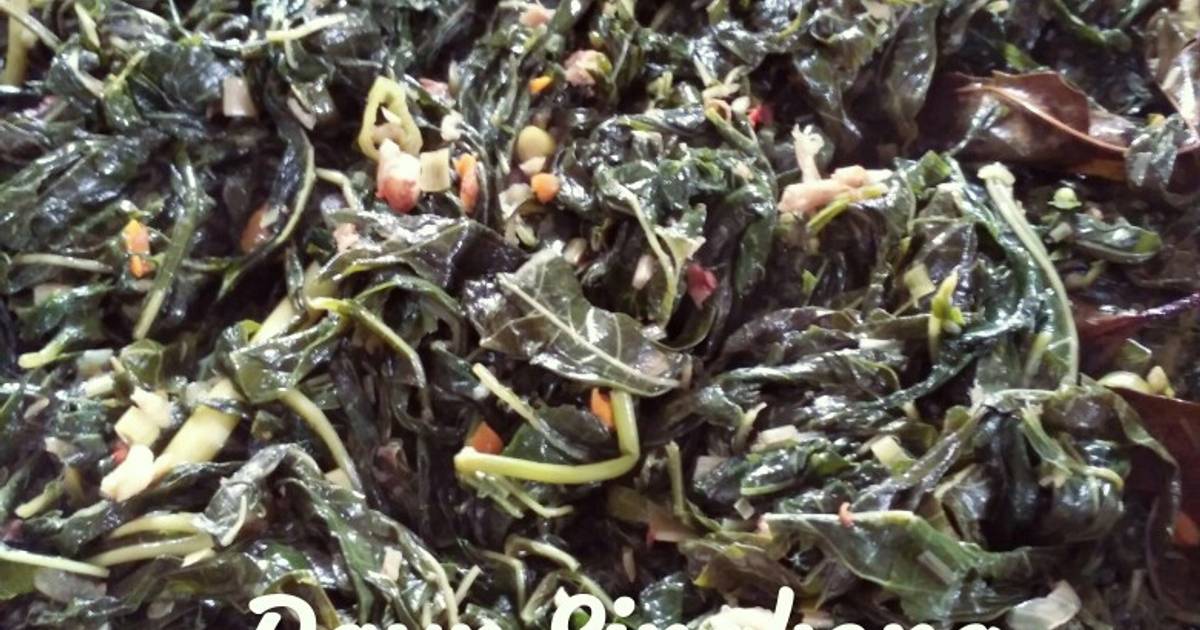 Resep Daun Singkong Bumbu Rajang oleh Anna Swastira - Cookpad