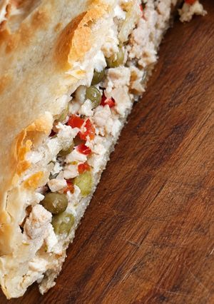 Una foto de Tarta de pollo fácil