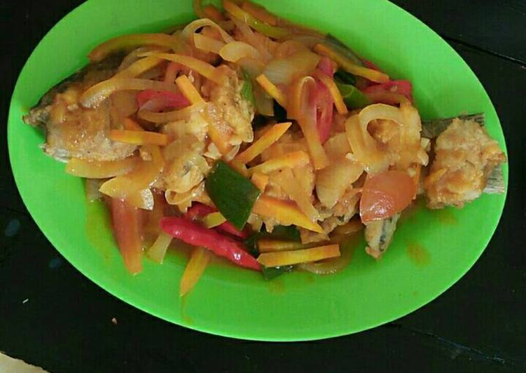 Resep Ikan mas asam pedas yang Lezat Sekali