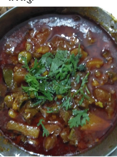 A picture of Famous chapati Undhiyu from Rajkot.