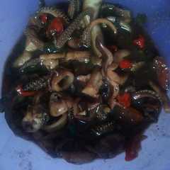 รูปของ Cumi saos teriyaki