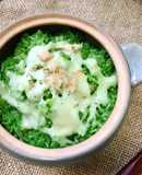 Cơm chiên bó xôi đút lò