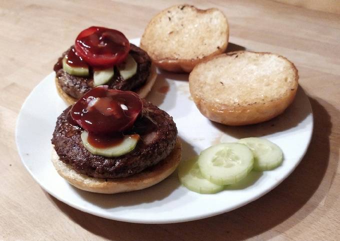 Einfacher Angus Burger