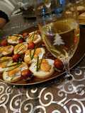 Aperitivo de Camarones y Cherrys