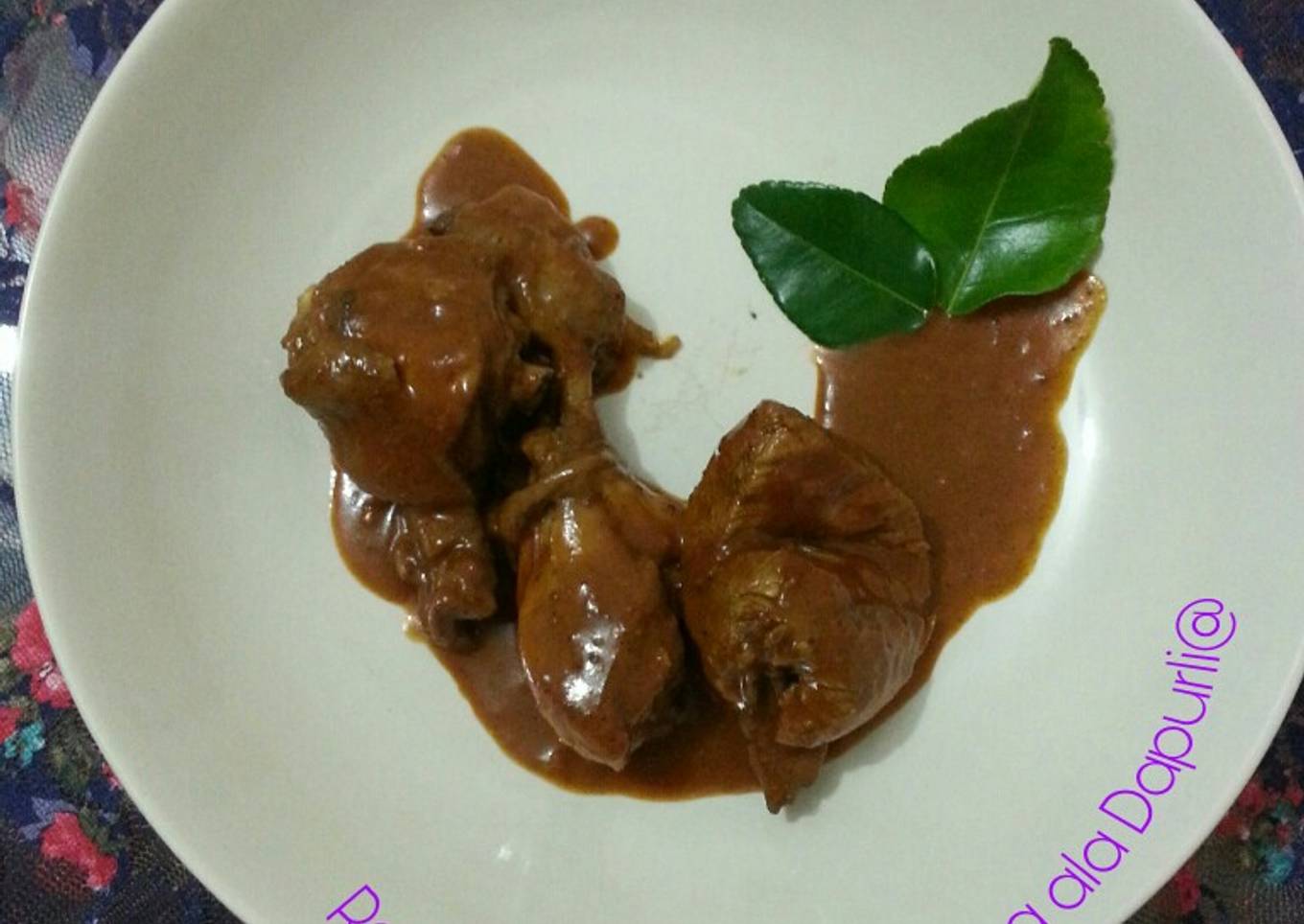 Rendang ayam sederhana ala Dapurli@