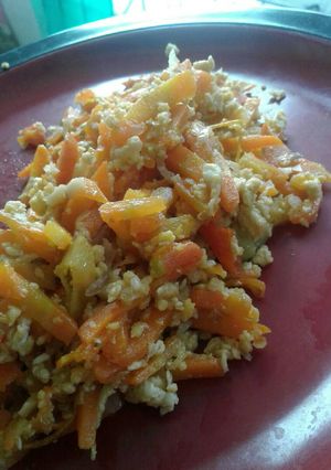 Foto resep Orak Arik Wortel Telur