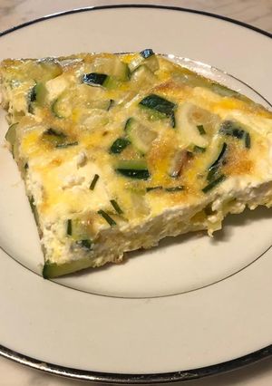 Une photo de Frittata courgettes et feta