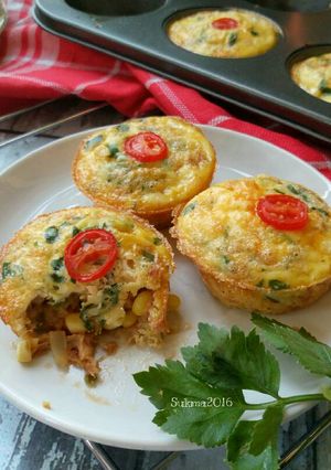 Foto resep Frittata Tuna Jagung