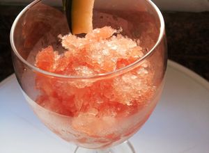 Una foto de Granita de sandía (light) 🍉