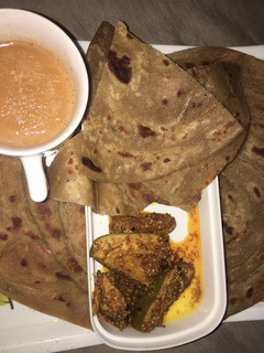 A picture of Layers paratha.