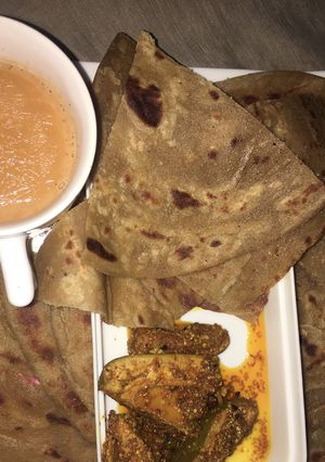 A picture of Layers paratha.