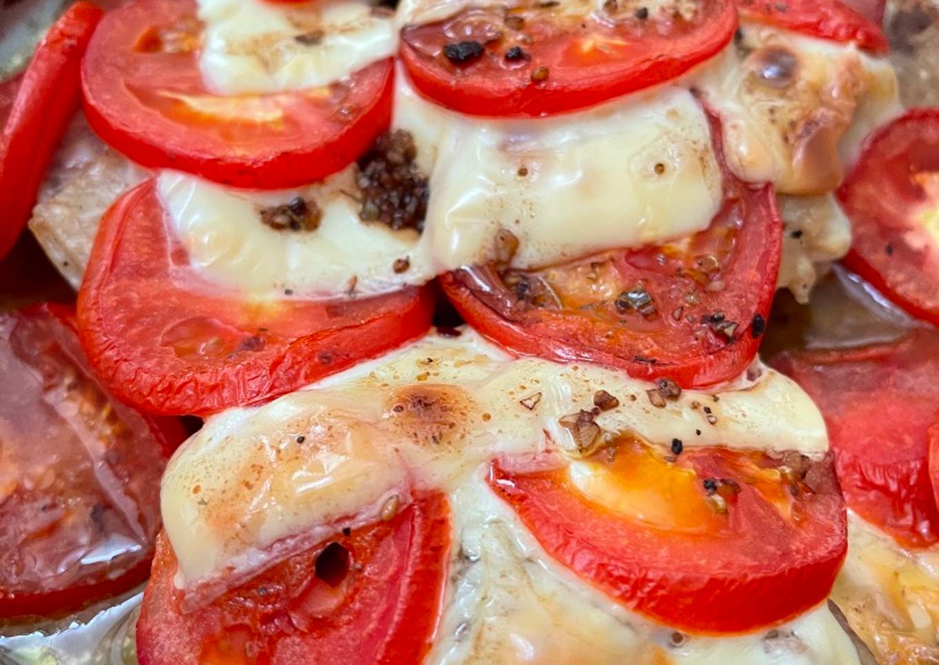 Baked Chicken Caprese Salad