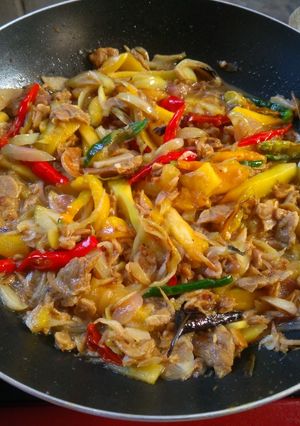 Foto resep Oseng mangga tempe semangit
