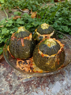 Una foto de Calabacines luna rellenos