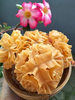 Foto resep Kembang goyang wijen