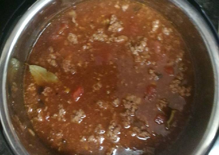 Recipe of Homemade Chili con carne