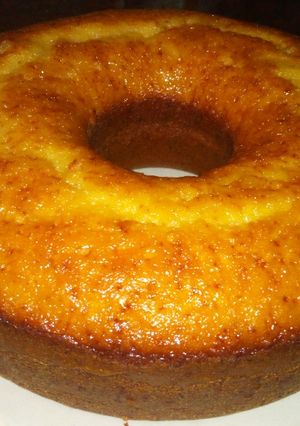 Una foto de Torta de yogurt y naranjas