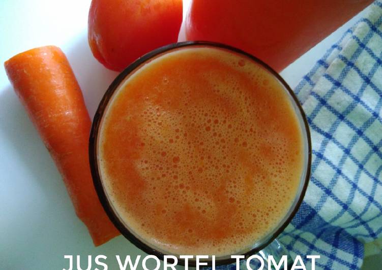 Cara Gampang Membuat Jus Wortel Tomat, Lezat Sekali