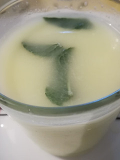 Una foto de Gazpacho de calabacín