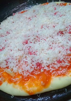 Foto resep Pizza homemade teflon
