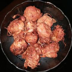 Onion pakoda A picture of Onion pakoda.