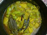 নিরামিষ ঝিঙে রান্না(niramish jhinge ranna recipe in bengali)